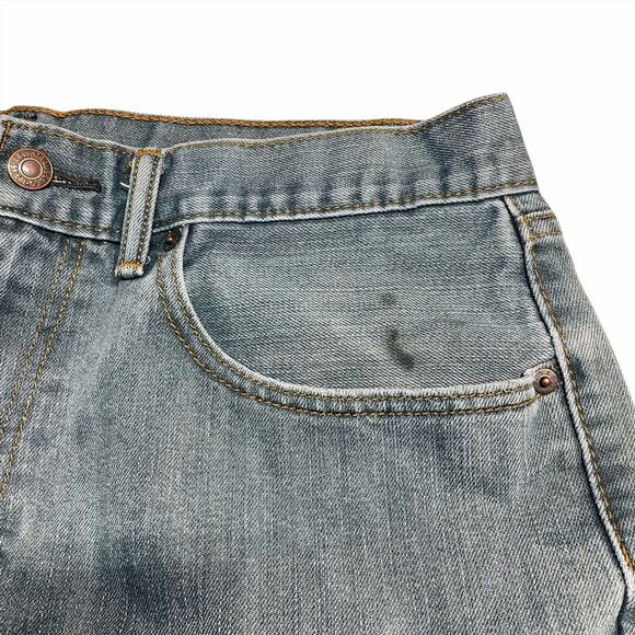 LEVI'S 559 Relaxed Straight Jeans in Faded Gray-Teal Wash Size 34x34 - Picture 7 of 7